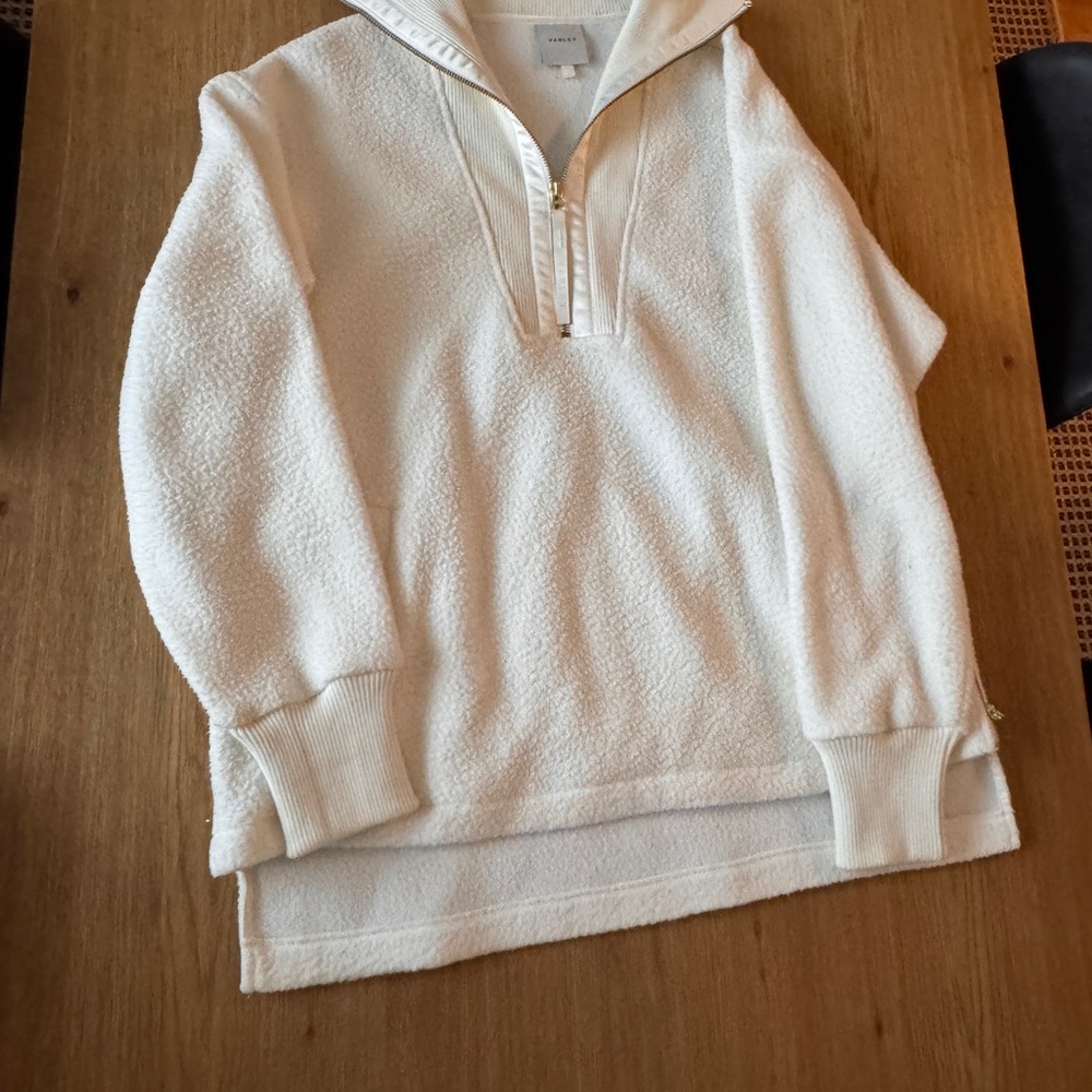 Varley Cream Cowl Neck Sweater
